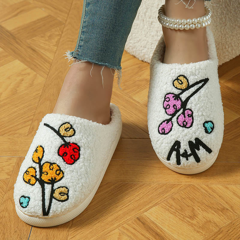 Plus Size Plum Bossom Slippers - image 2