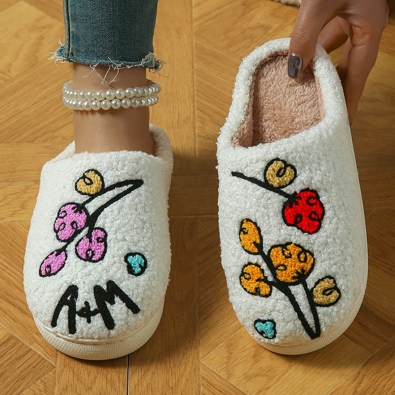 Plus Size Plum Bossom Slippers - image 1