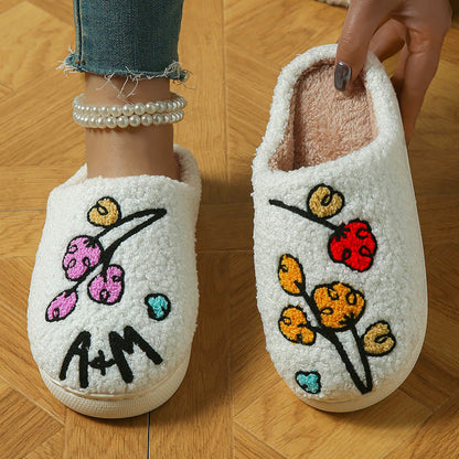 Plus Size Plum Bossom Slippers - image 1