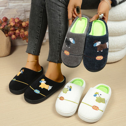 Plus Size Cute Cartoon Animals Slippers - image 0