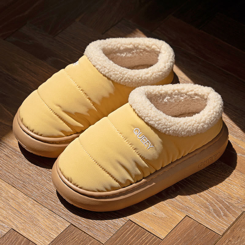 Plus Size Fashionable Skin Friendly Slippers - Yellow - EU43-44(US9-10) - image 10