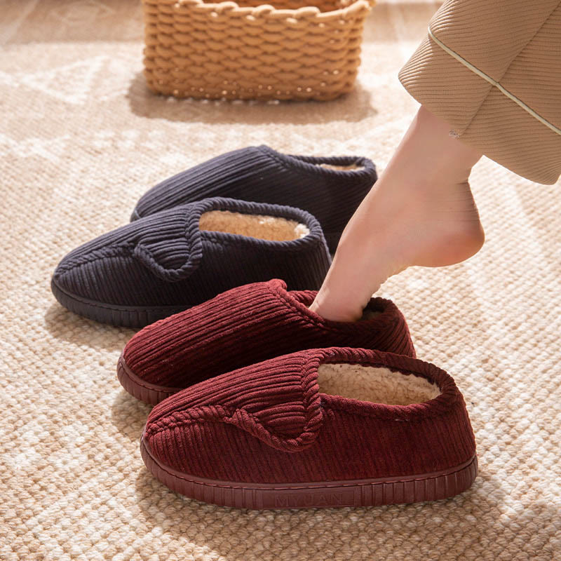 Plus Size Non-slip Warm Slippers - image 0