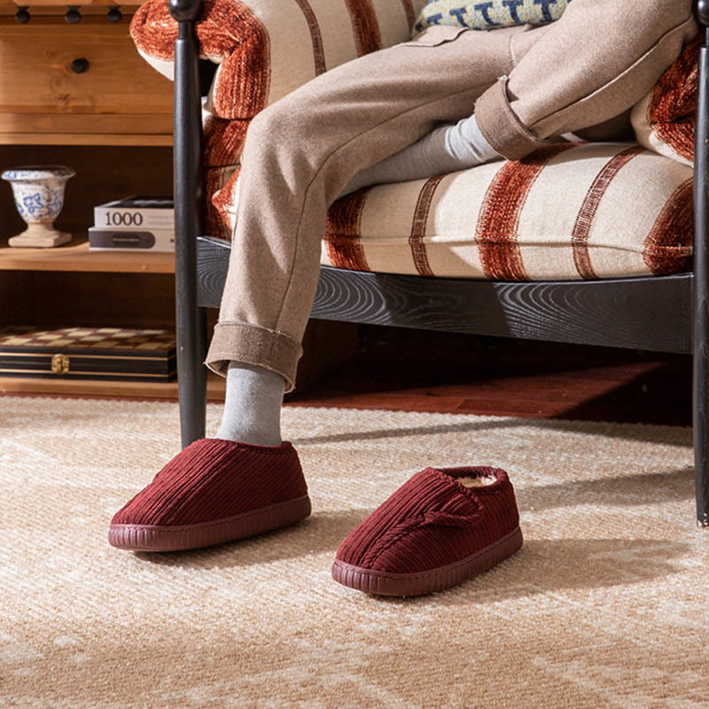 Plus Size Non-slip Warm Slippers - image 2