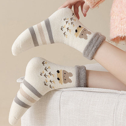 Cute Cartoon Quarter Socks(5 Pairs) - image 6