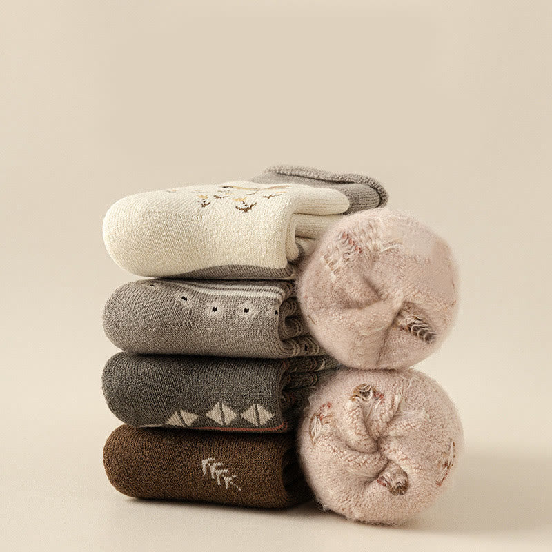 Cute Cartoon Quarter Socks(5 Pairs) - image 15