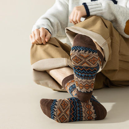 Diamond Stripes Quarter Socks(4 Pairs) - image 2