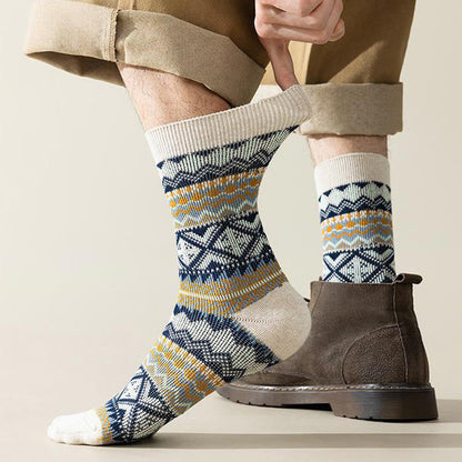 Diamond Stripes Quarter Socks(4 Pairs) - image 8