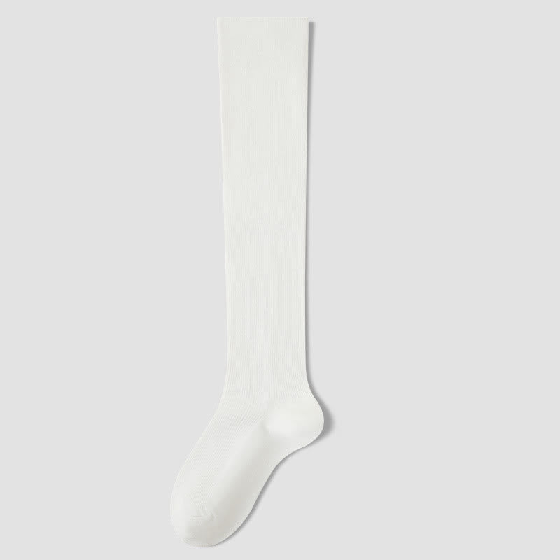 Antibacterial Knee High Socks(3 Pairs) - White - EU36-40(US3-7) - image 9