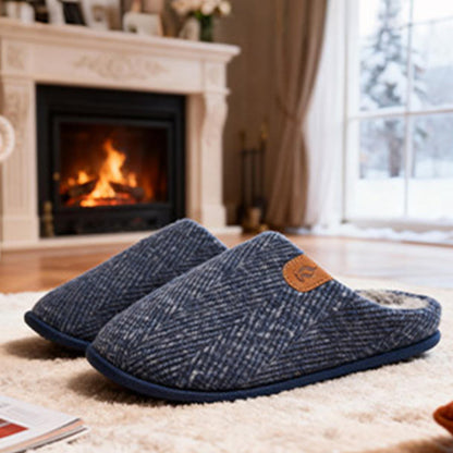 Plus Size Minimalist Style Slippers - Navy Blue - EU46-47(US12-12.5) - image 5