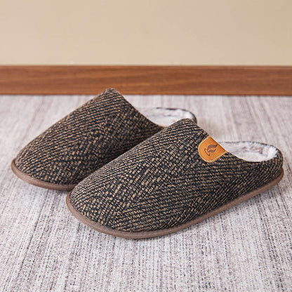Plus Size Minimalist Style Slippers - Brown - EU46-47(US12-12.5) - image 6