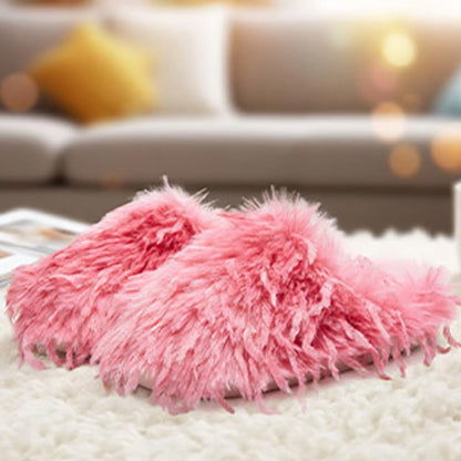 Plusock Plus Size Fluffy Fur Slippers - image 7