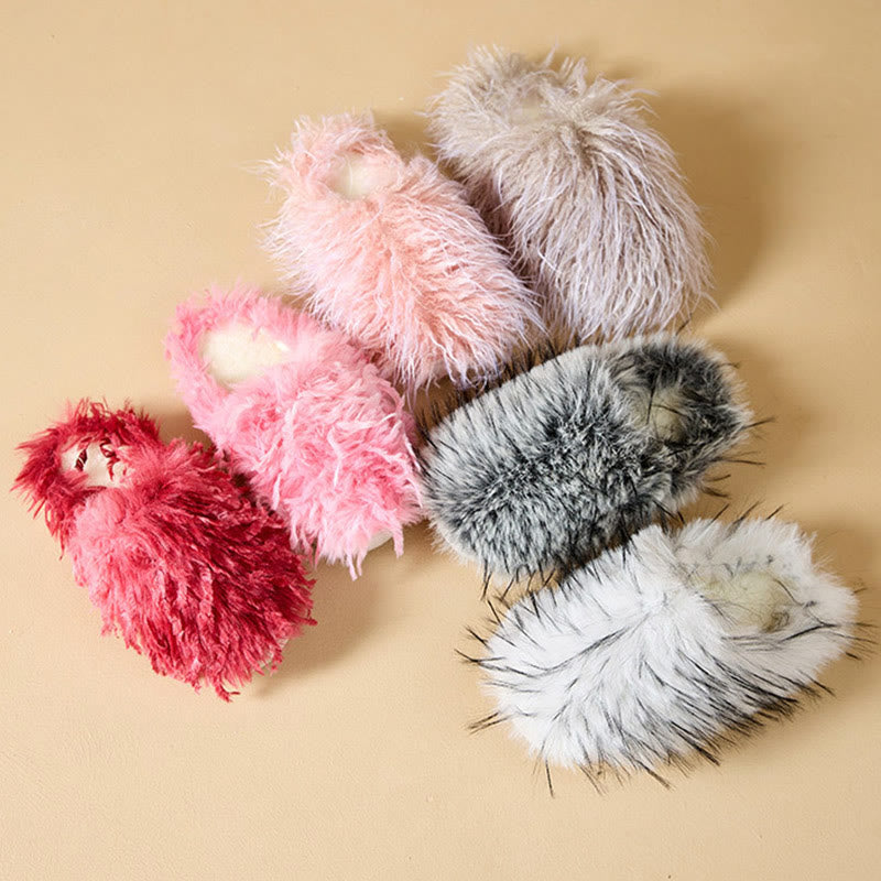 Plusock Plus Size Fluffy Fur Slippers - image 6