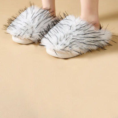 Plusock Plus Size Fluffy Fur Slippers - image 4