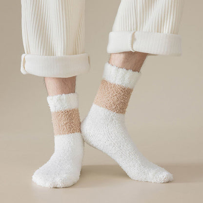 Plusock Plus Size Coral velvet Quarter Socks(6 Pairs) - image 1