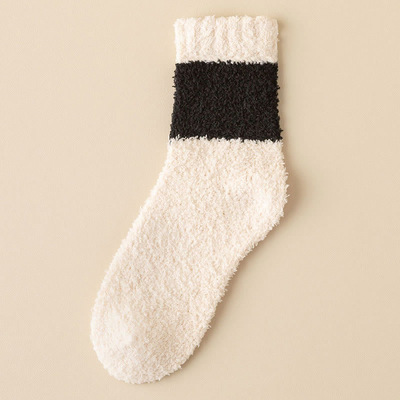 Coral velvet Quarter Socks(6 Pairs) - Pink - EU39-44(US6-10) - image 4