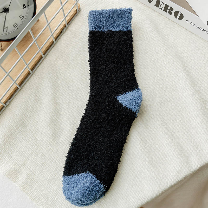 Plusock Plus Size Warm Sleeping Quarter Socks(5 Pairs) - A - EU40-46(US7-12) - image 9