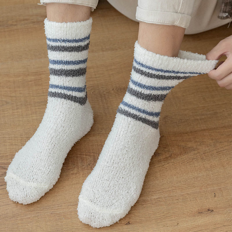 Plusock Plus Size Warm Sleeping Quarter Socks(5 Pairs) - image 1