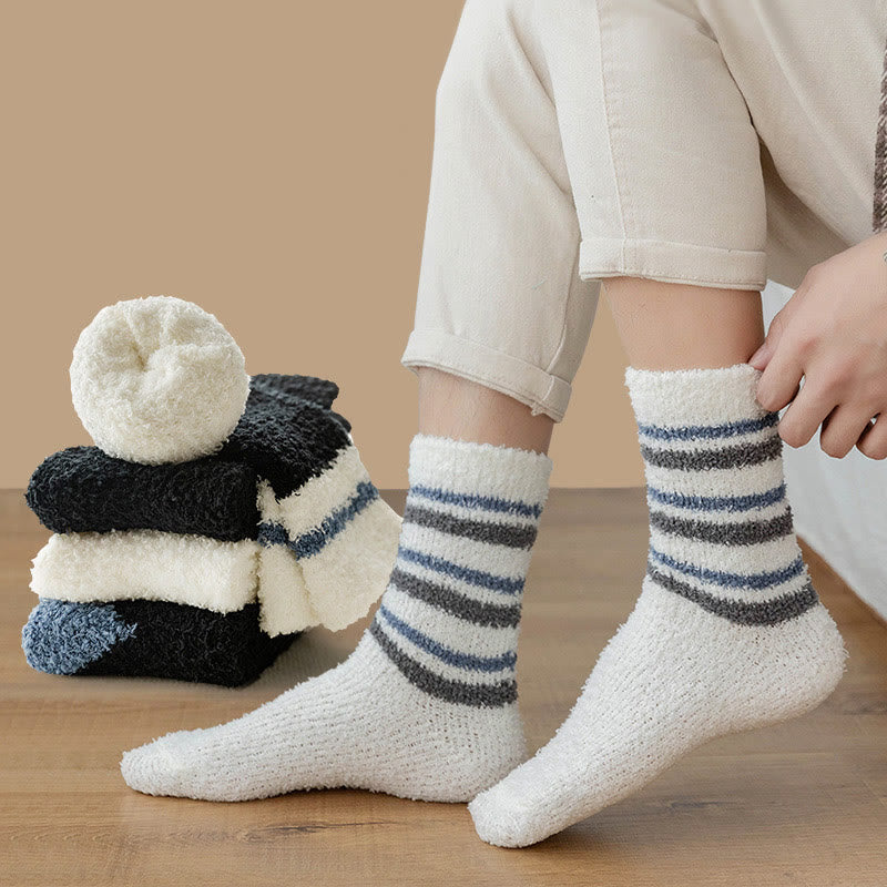 Plusock Plus Size Warm Sleeping Quarter Socks(5 Pairs) - image 0