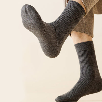 Solid Color Casual Quarter Socks(4 Pairs) - image 8