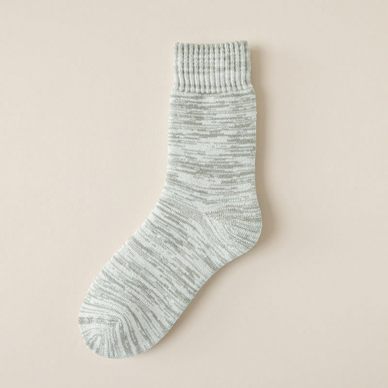 Plusock Plus Size Extra Thick Quarter Socks(5 Pairs) - Light Gray - EU39-44(US6-10) - image 11