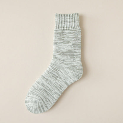 Extra Thick Quarter Socks(5 Pairs) - Light Gray - EU39-44(US6-10) - image 11