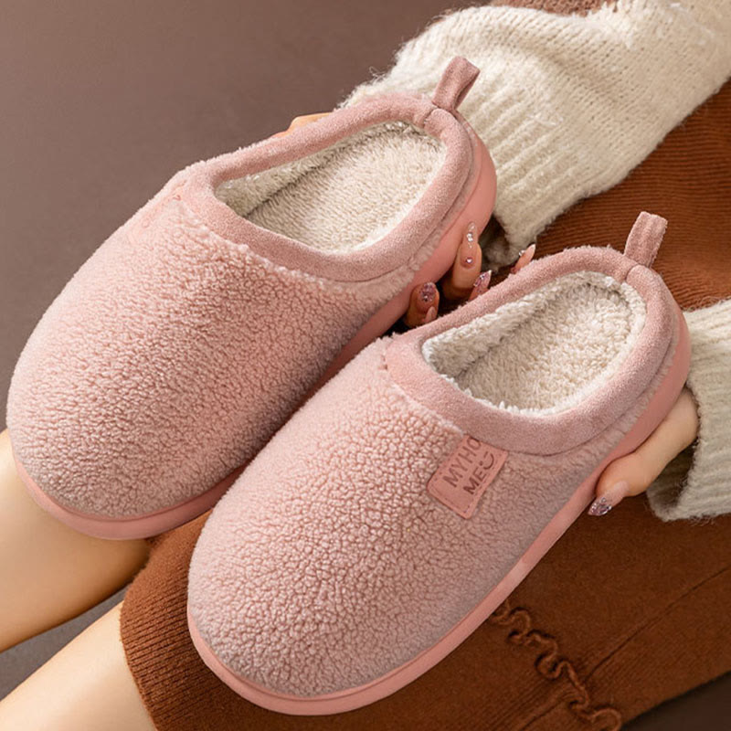 Plus Size Simple Plush Slippers - image 11