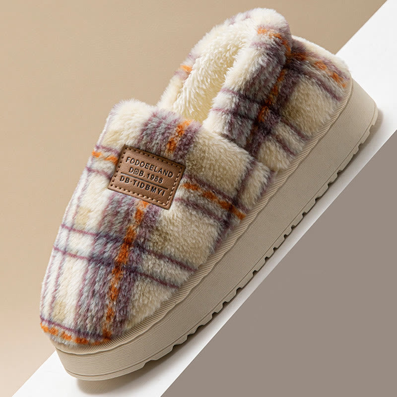 Plus Size Grid Design Slippers - image 8