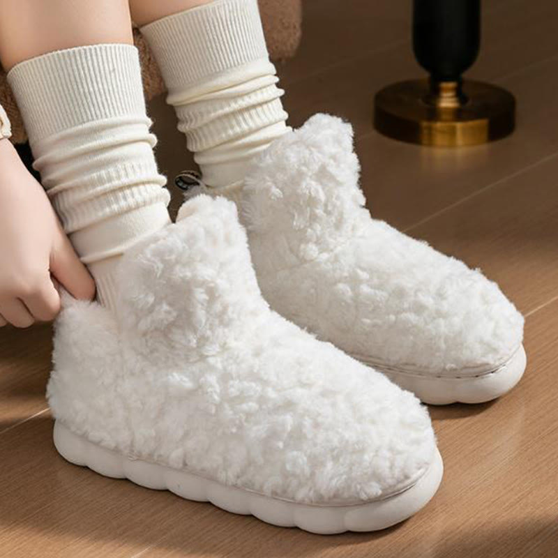 Plus Size Simple High Top Slippers - image 3