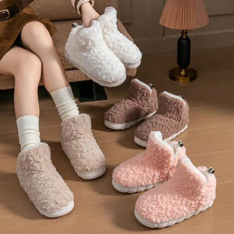 Plusock Plus Size Simple High Top Slippers - image 0