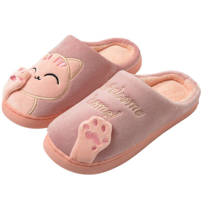Plusock Plus Size 3D Cartoon Cat Slippers - Light Pink - EU43-44(US9-10) - image 12