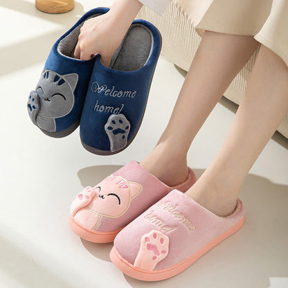 Plusock Plus Size 3D Cartoon Cat Slippers - image 1