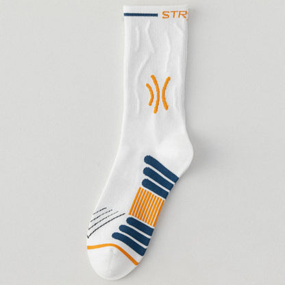 Plus Size Seamless Quarter Compression Socks(5 Pairs) - White - EU39-45(US6-11) - image 11