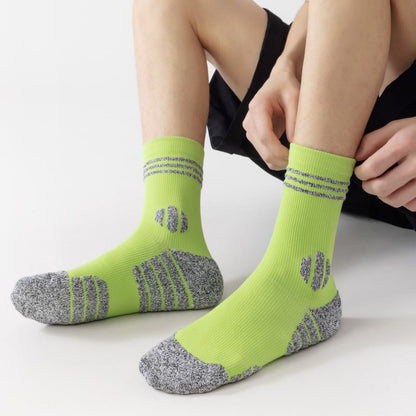 Plus Size Thick Cushion Quarter Compression Socks(5 Pairs) - image 7