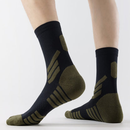 Plus Size Basketball Quarter Compression Socks(5 Pairs) - image 2