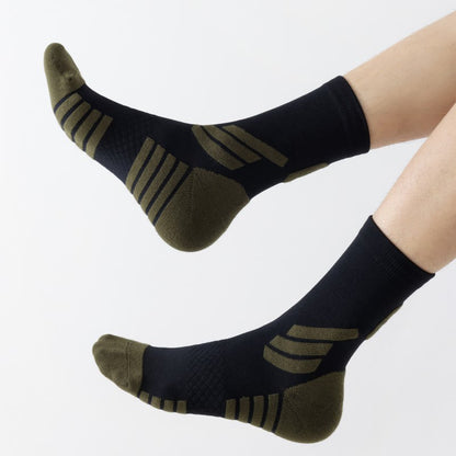 Plus Size Basketball Quarter Compression Socks(5 Pairs) - image 1