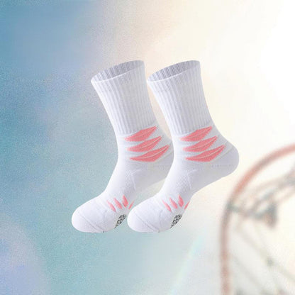 Plus Size Ergonomic Quarter Compression Socks(5 Pairs) - Pink - EU38-44(US5-10) - image 9