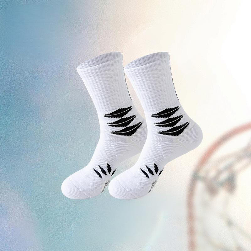 Plus Size Ergonomic Quarter Compression Socks(5 Pairs) - White - EU38-44(US5-10) - image 10