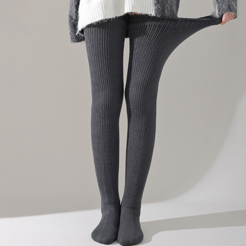 Plusock Plus Size Loose Cotton Thigh High Socks - image 7