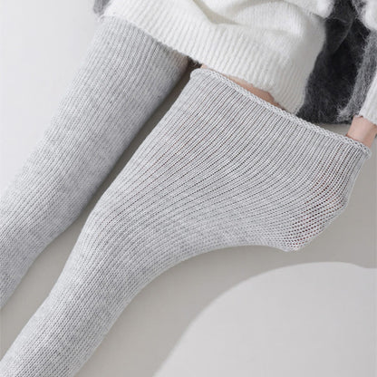 Plusock Plus Size Loose Cotton Thigh High Socks - image 15
