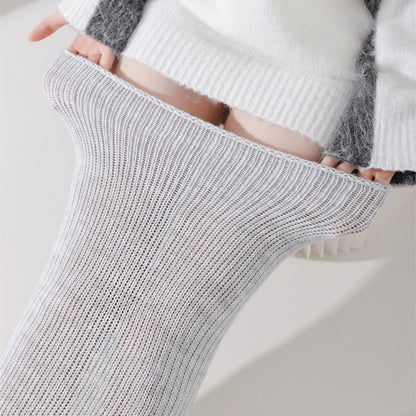 Loose Cotton Thigh High Socks - image 17