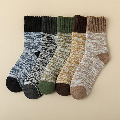 Soft Plush Quarter Socks(5 Pairs) - Multicolor - EU39-44(US6-10) - image 15