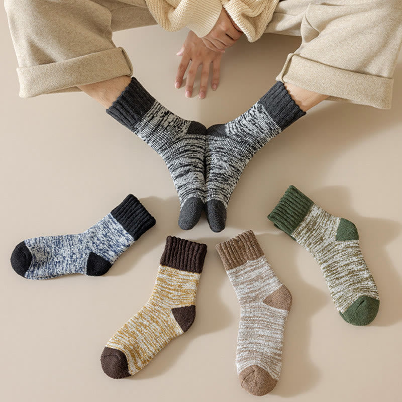 Soft Plush Quarter Socks(5 Pairs) - image 9