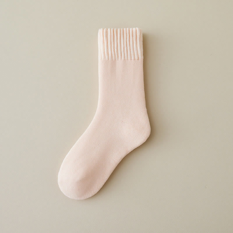 Candy Colors Quarter Socks(8 Pairs) - Pink - EU36-43(US3-9) - image 6