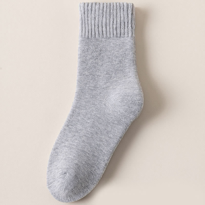 Candy Colors Quarter Socks(8 Pairs) - Light Gray - EU36-43(US3-9) - image 11