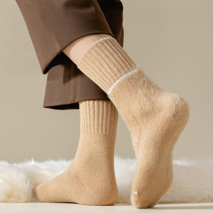 Plusock Plus Size Cozy Fleece Quarter Socks(6 Pairs) - image 4