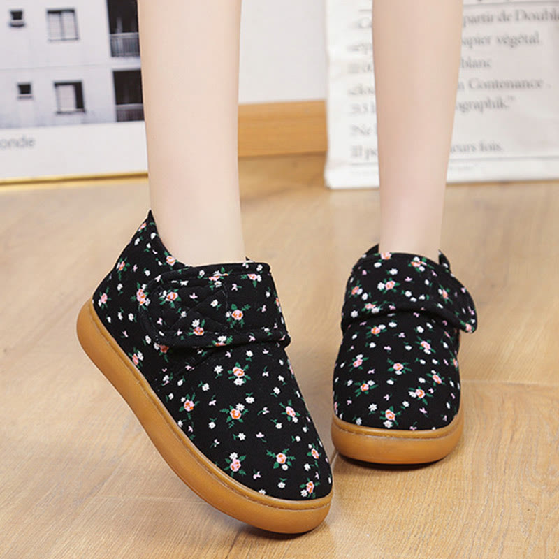 Plus Size Floral Slippers - image 6