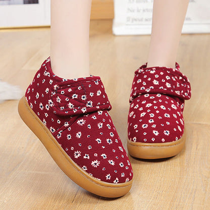 Plus Size Floral Slippers - image 11