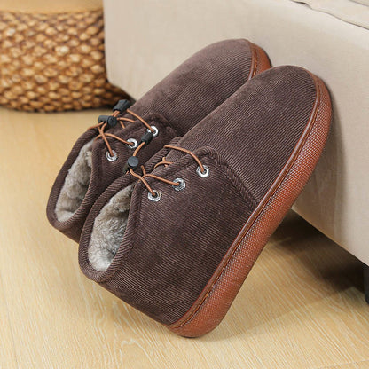 Plusock Plus Size Stay Warm Slippers - Coffee - EU46-47(US12-12.5) - image 14