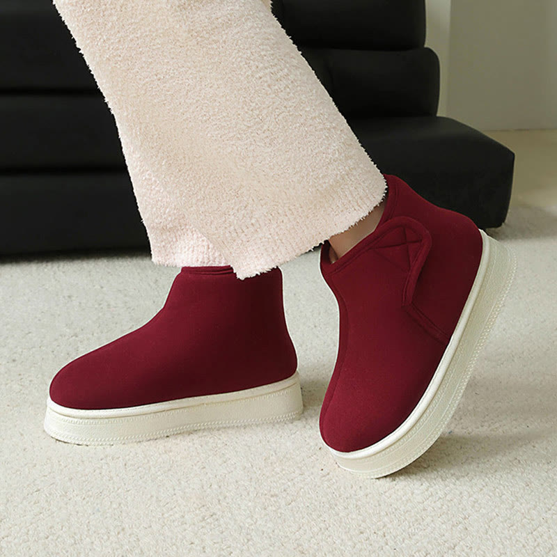 Plusock Plus Size Solid Color Durable Slippers - image 3