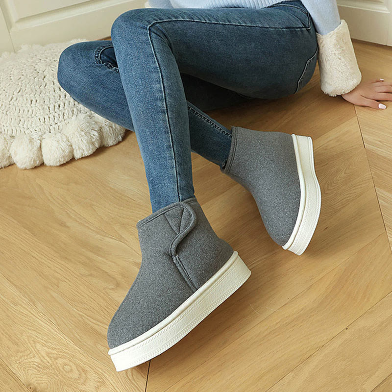Plus Size Solid Color Durable Slippers - image 4